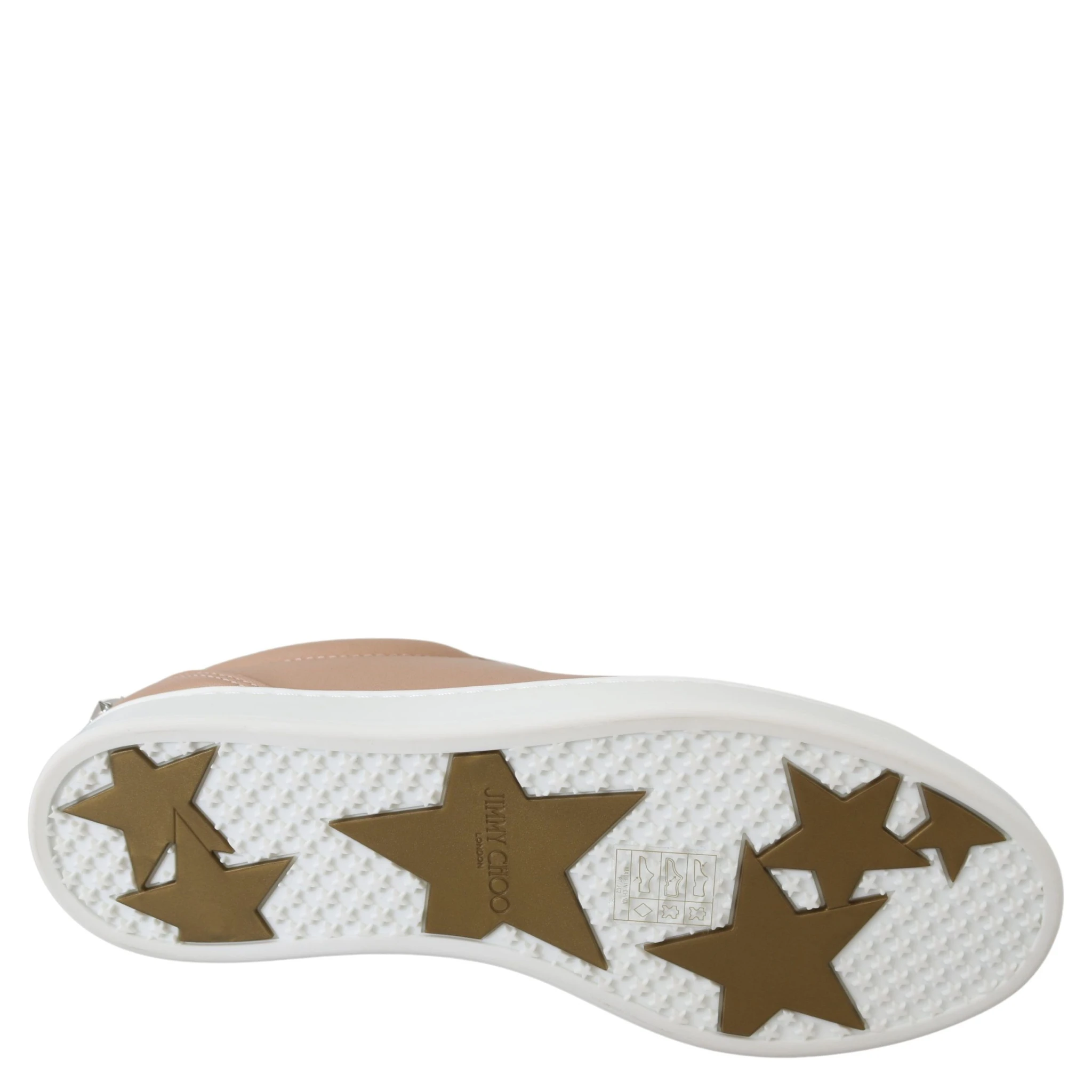 Powder Pink Leather Cash Sneakers