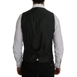 Black STAFF Cotton Striped Vest