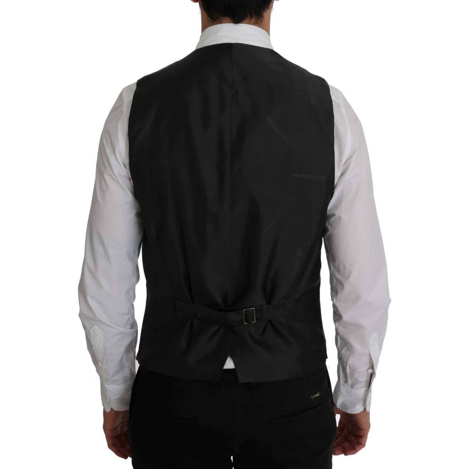 Black STAFF Cotton Striped Vest