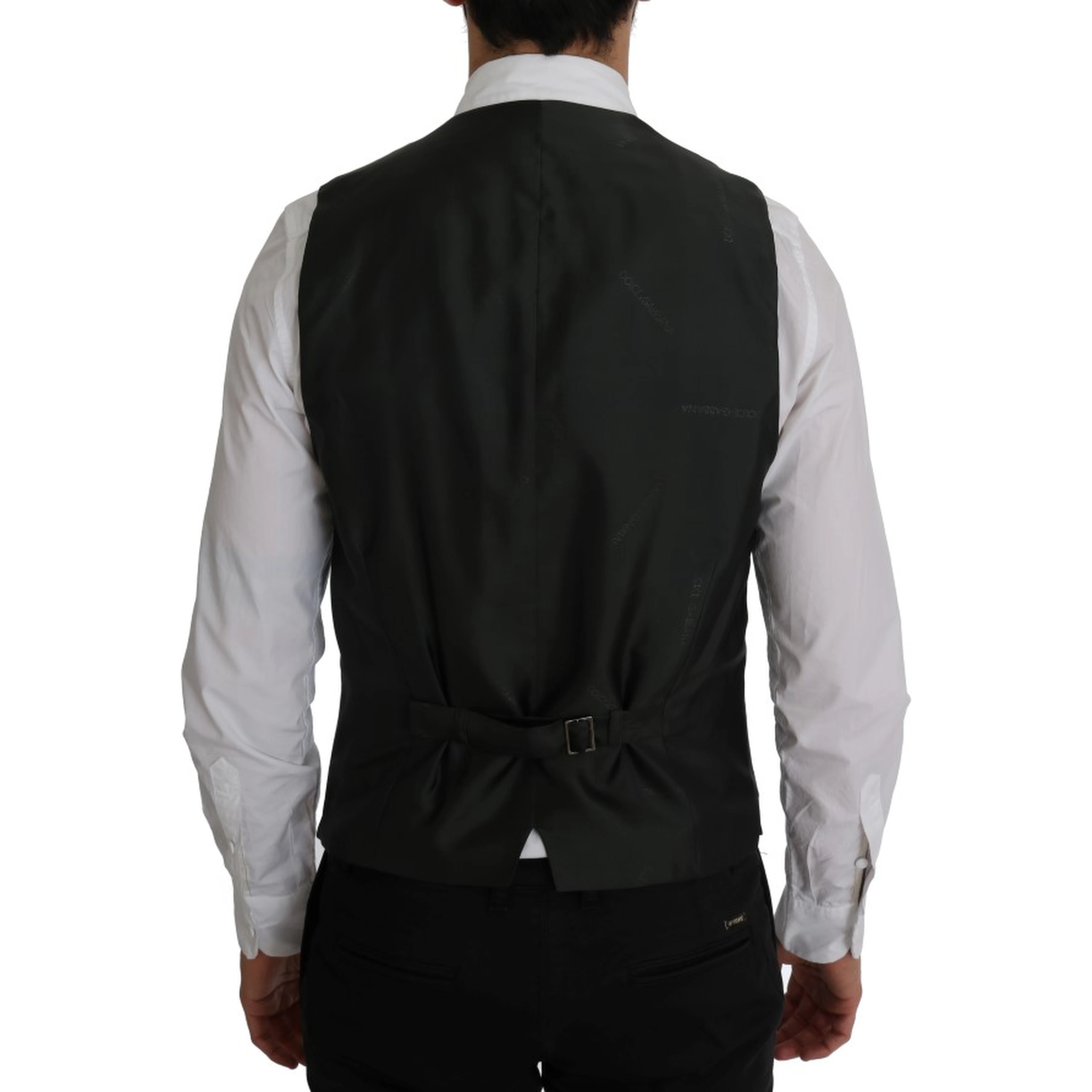 Black STAFF Cotton Striped Vest