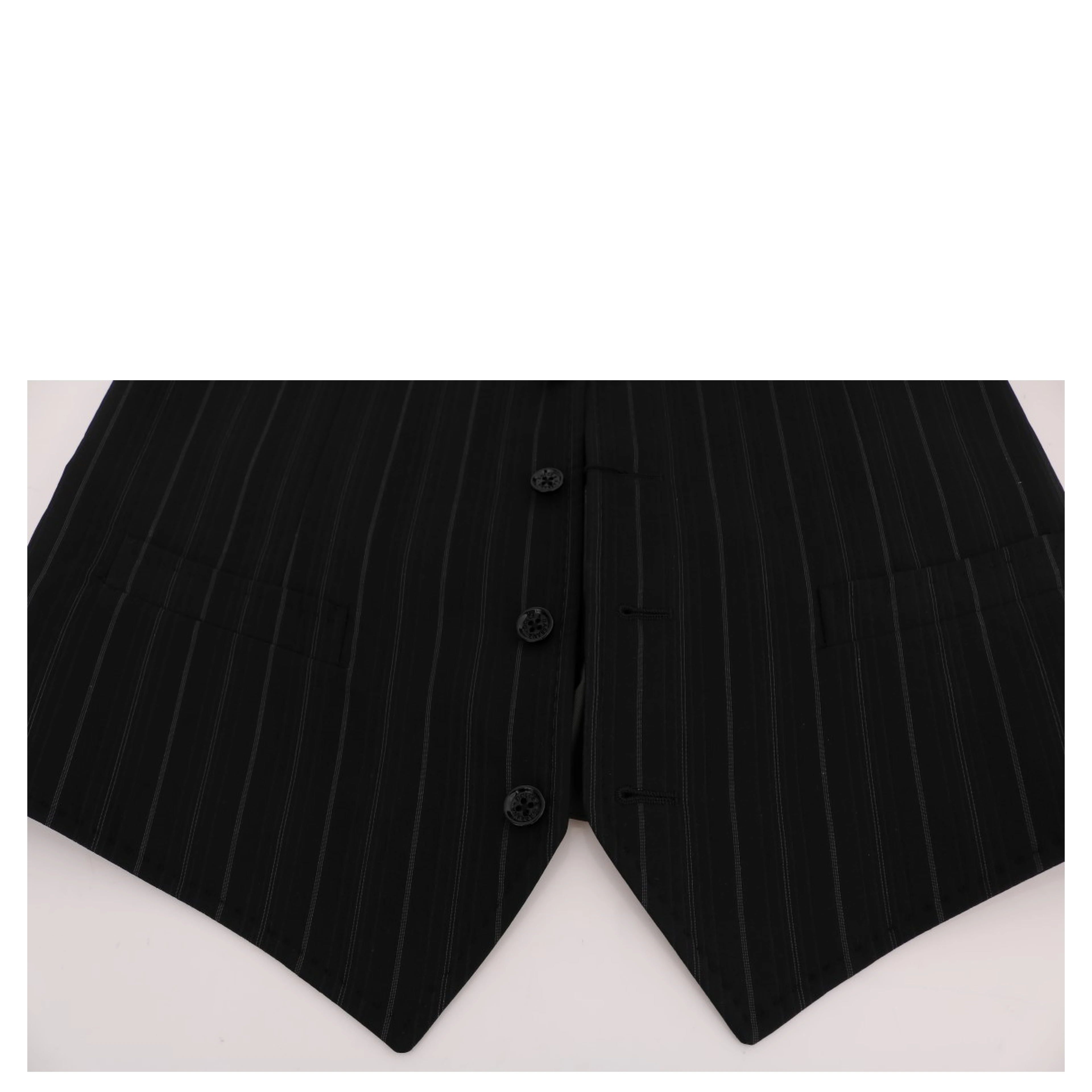 Black STAFF Cotton Striped Vest