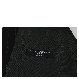 Black STAFF Cotton Striped Vest