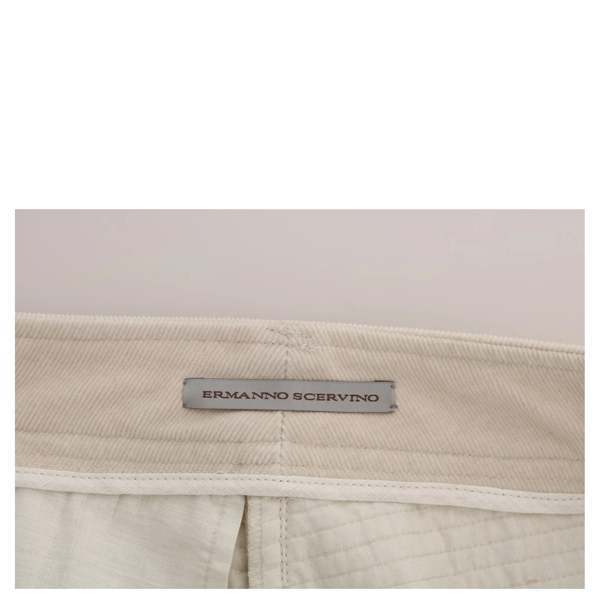 Beige Slim Jeans Corduroy Skinny Pants