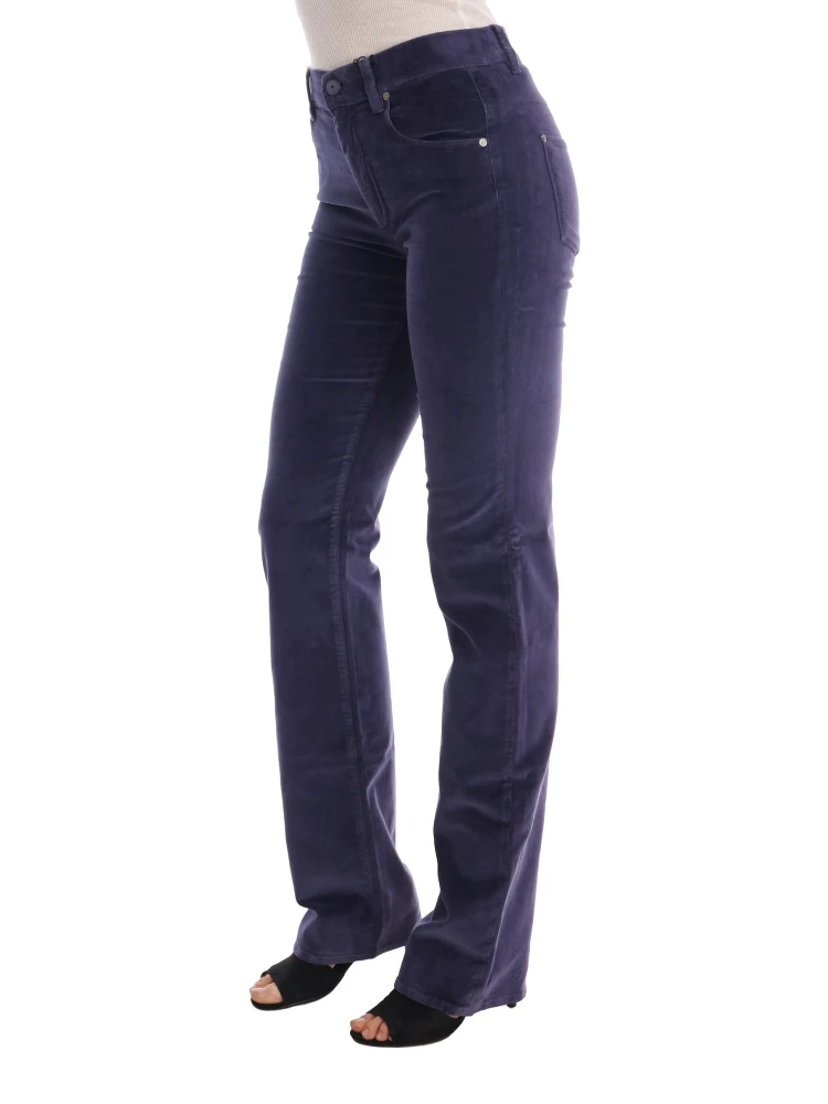 Purple Corduroy Stretch Bootcut Pants alternative