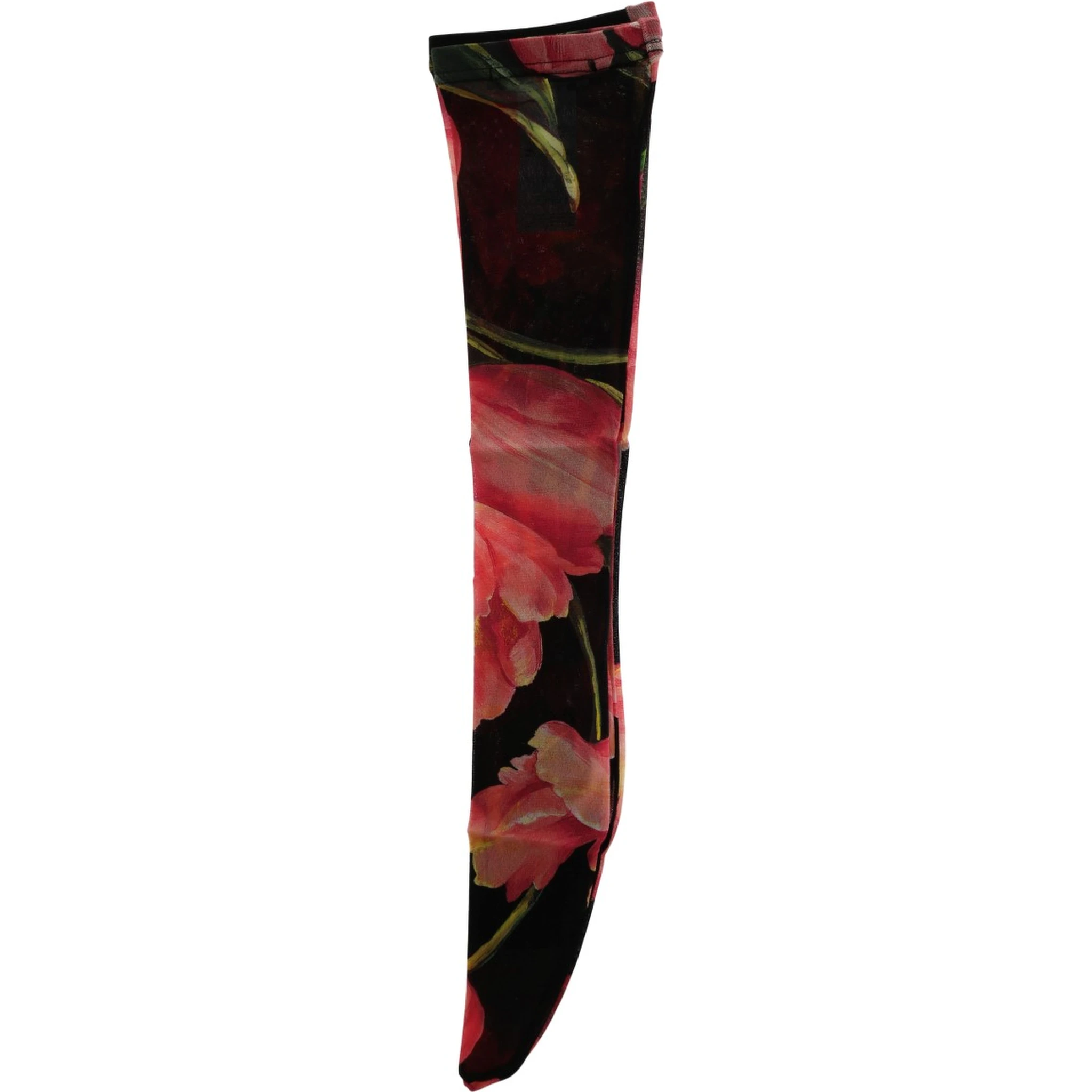Multicolor Floral Tulip Nylon Socks