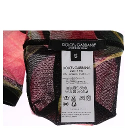 Multicolor Floral Tulip Nylon Socks