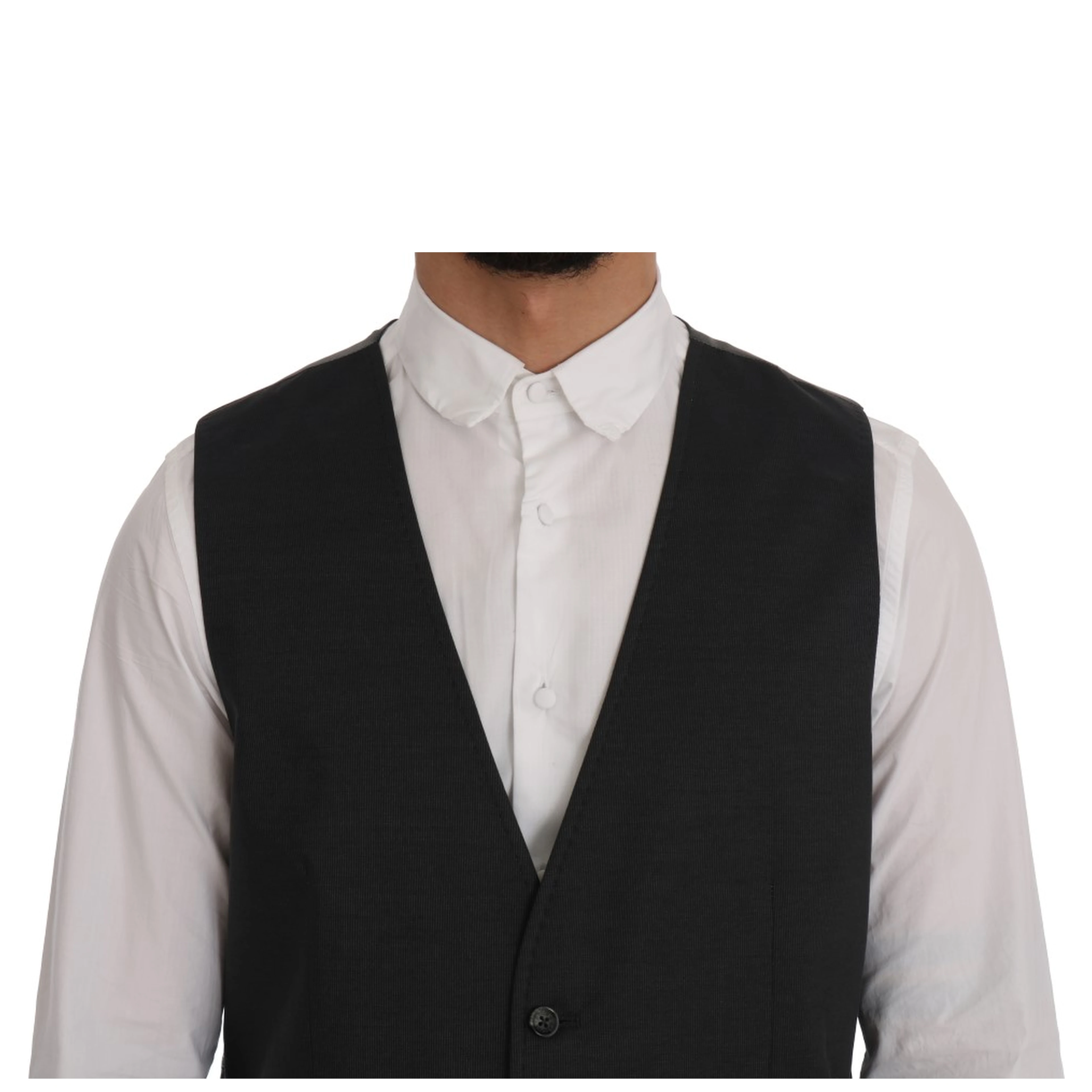 Gray STAFF Cotton Rayon Vest