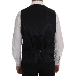 Gray Wool Stretch Vest