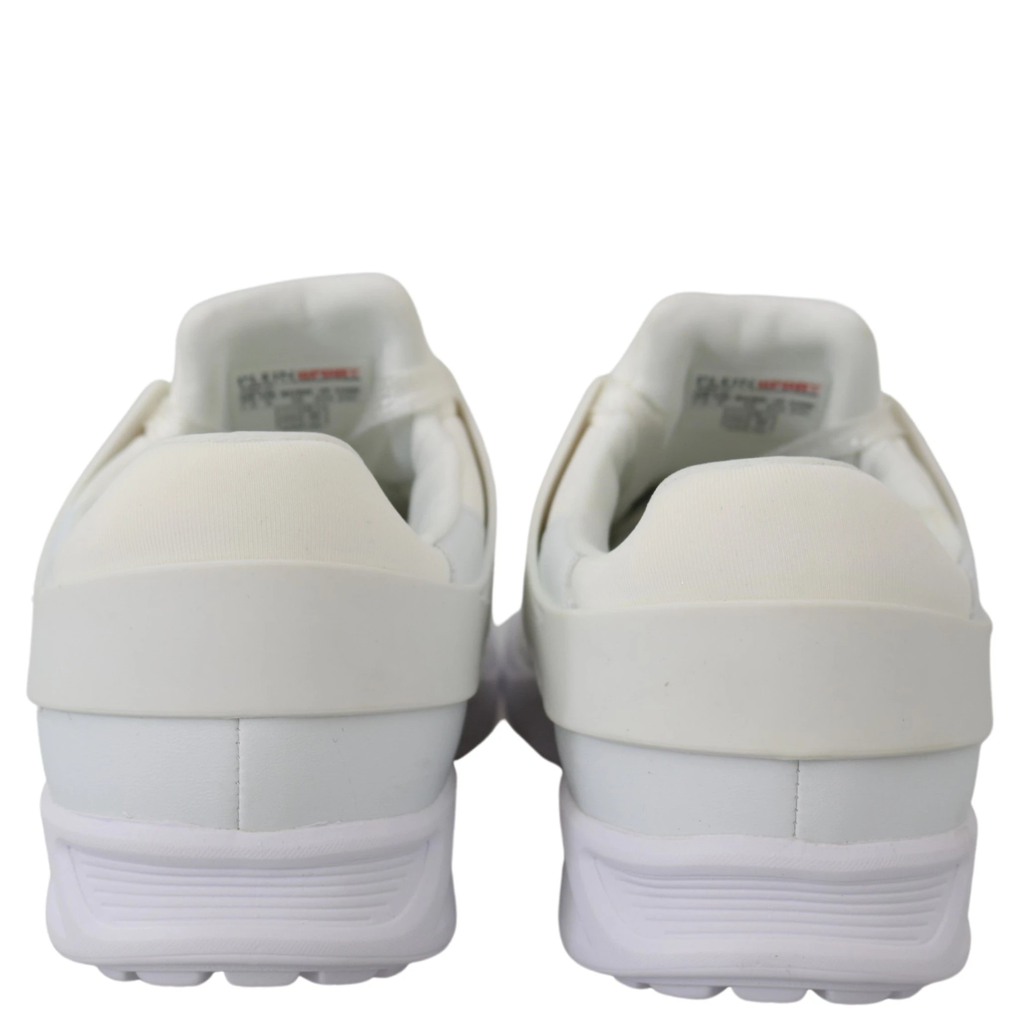 White Polyester Runner Beth Sneakers Shoes
