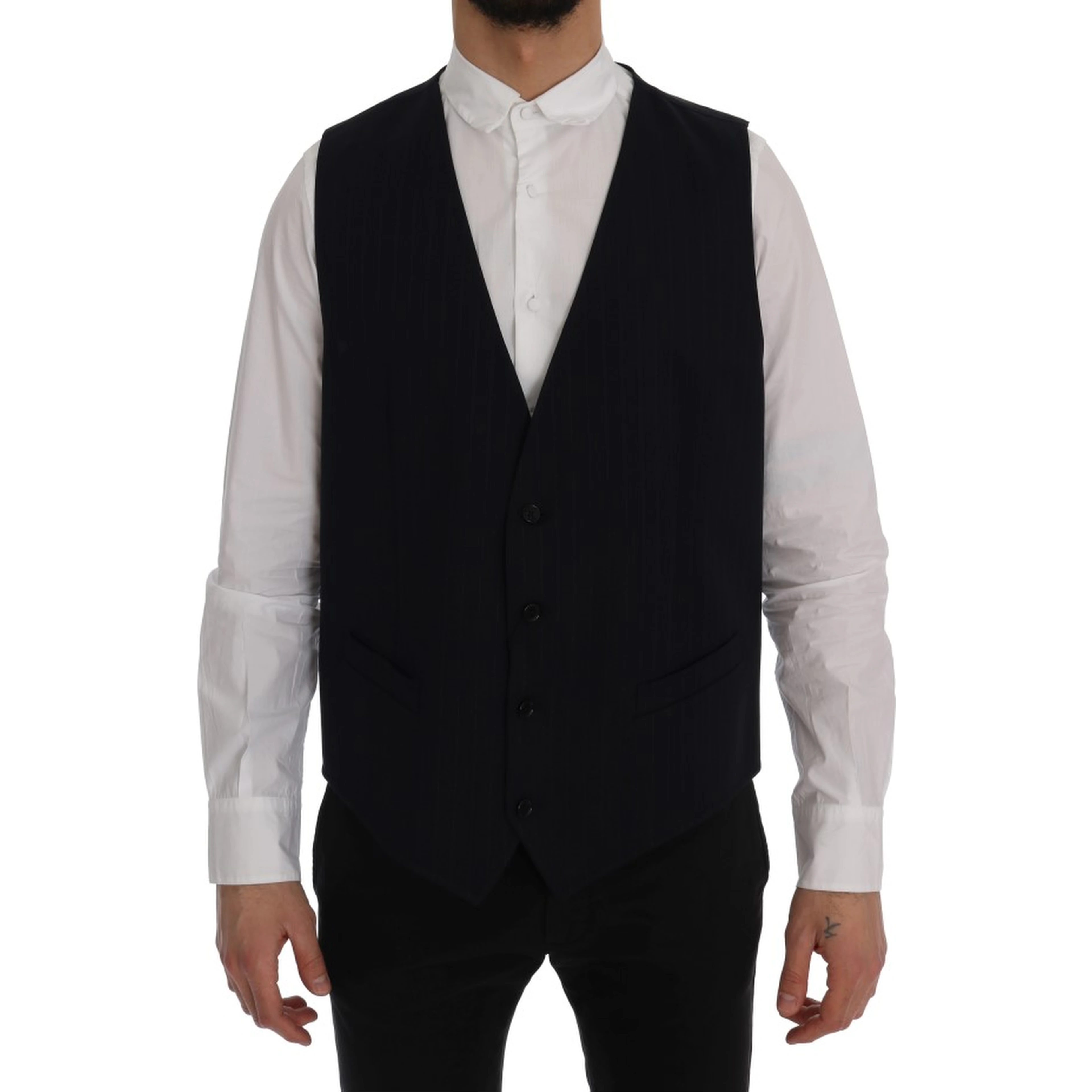 Blue STAFF Wool Stretch Vest