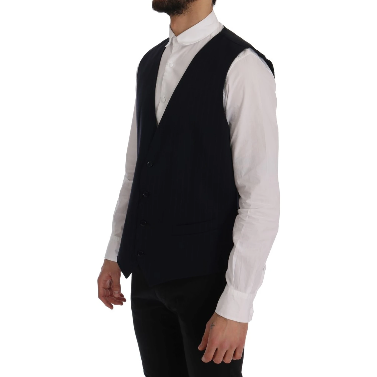 Blue STAFF Wool Stretch Vest