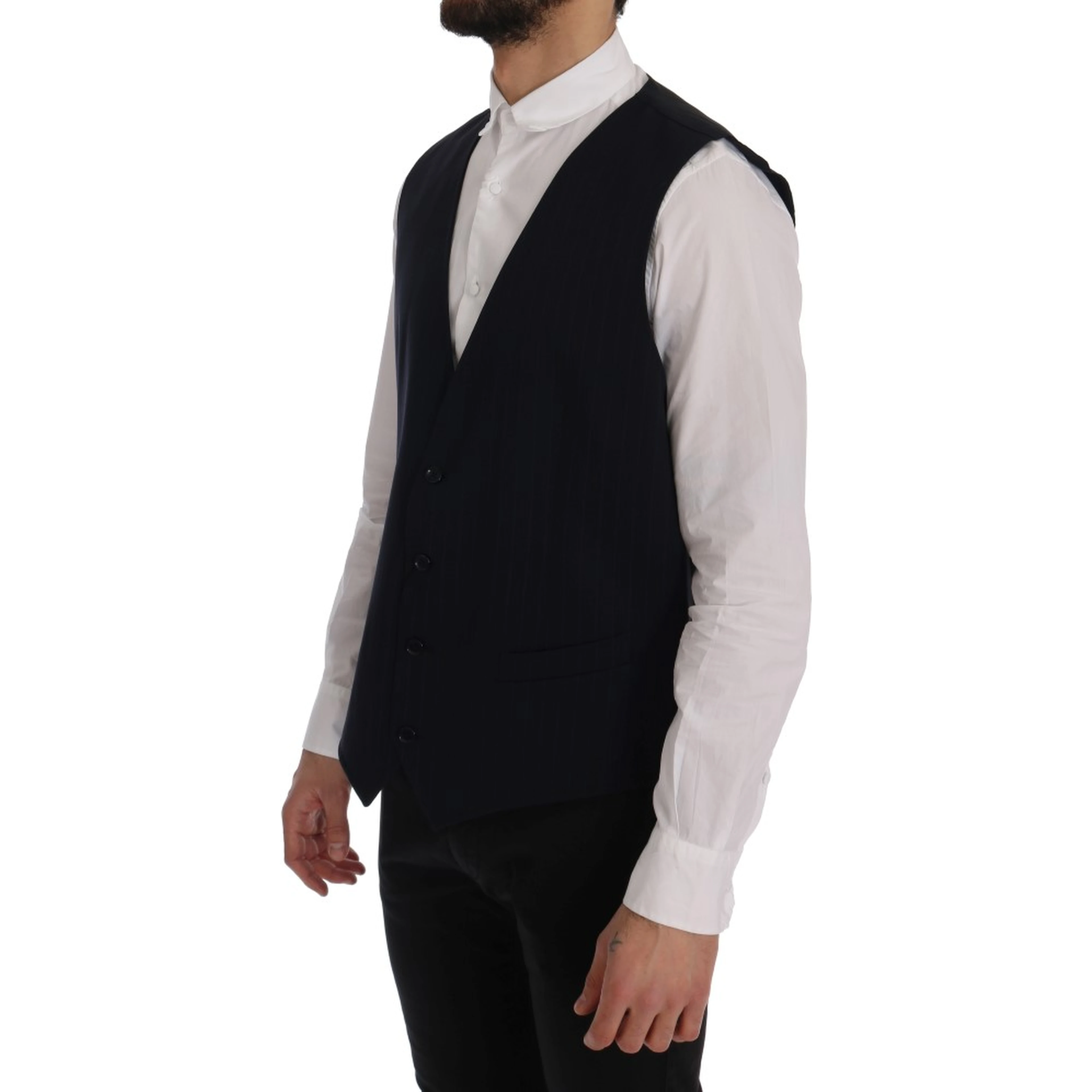 Blue STAFF Wool Stretch Vest