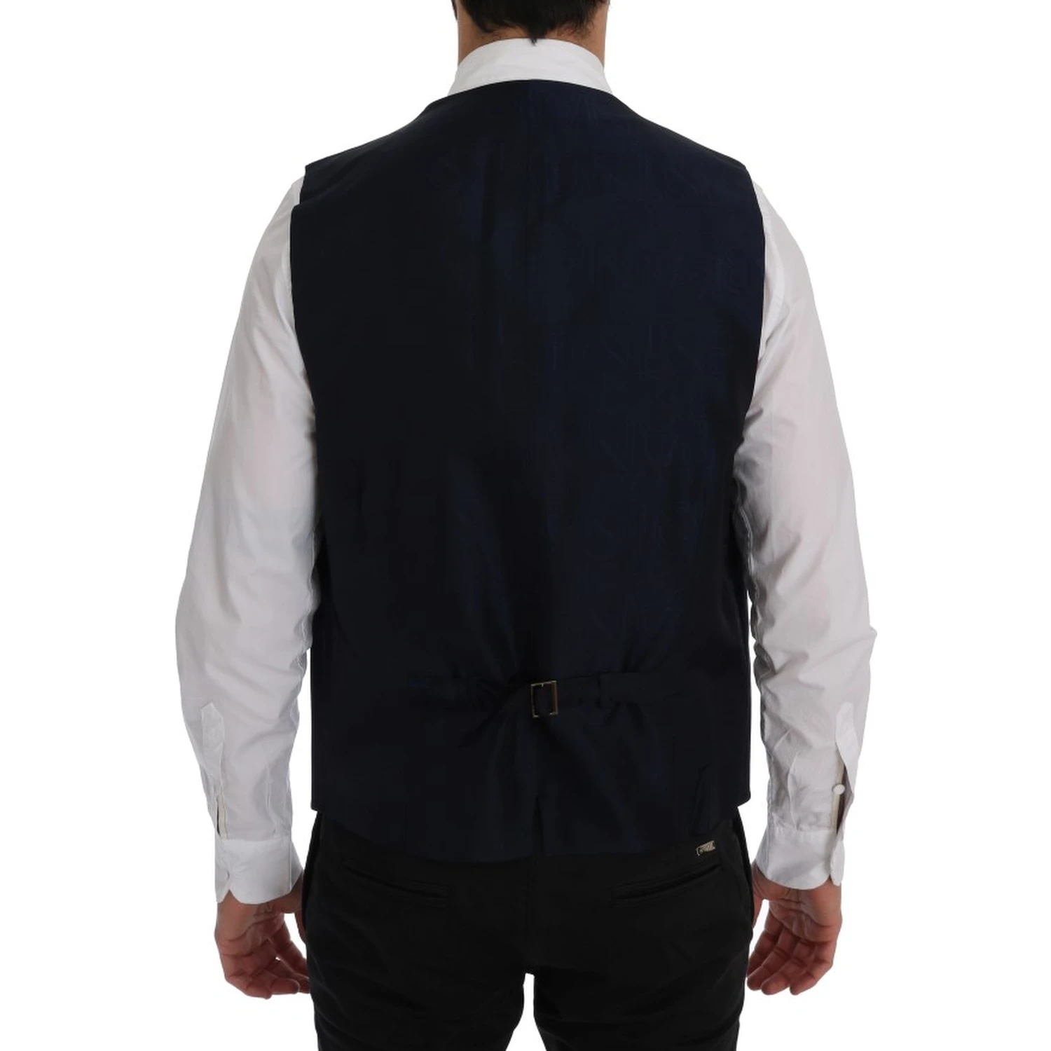 Blue STAFF Wool Stretch Vest