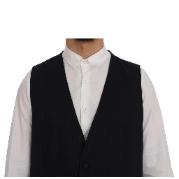 Blue STAFF Wool Stretch Vest