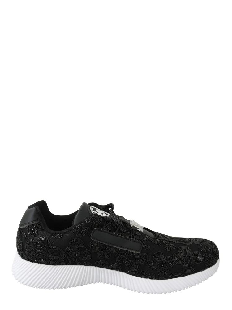 Black Polyester Runner Joice Sneakers Shoes alternative