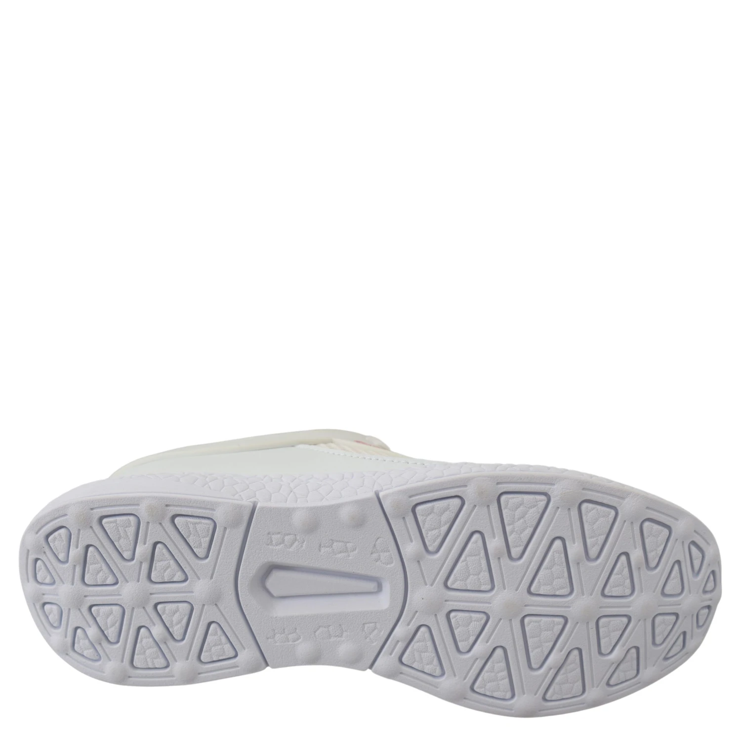 White Polyester Runner Becky Sneakers Shoes