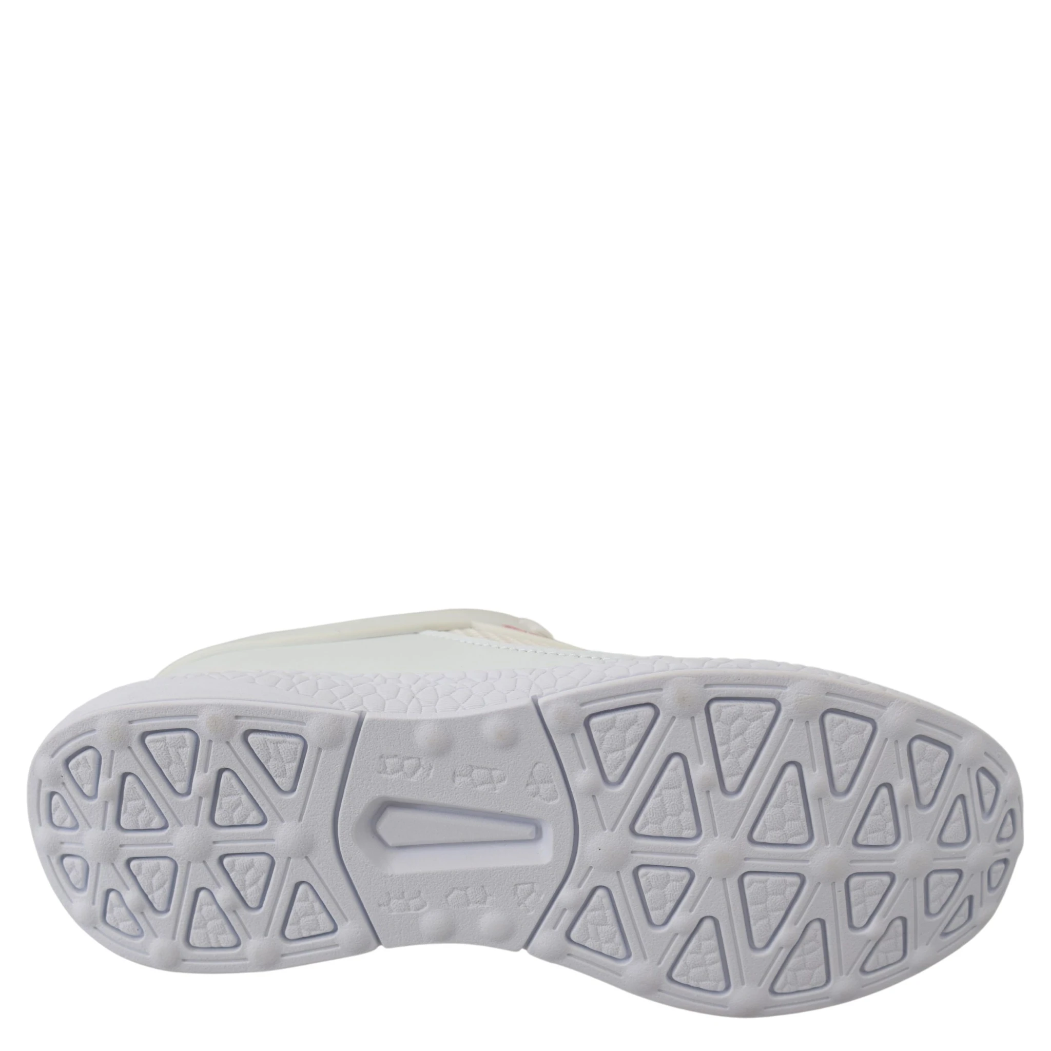 White Polyester Runner Becky Sneakers Shoes