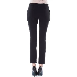 Black Marabou Pant