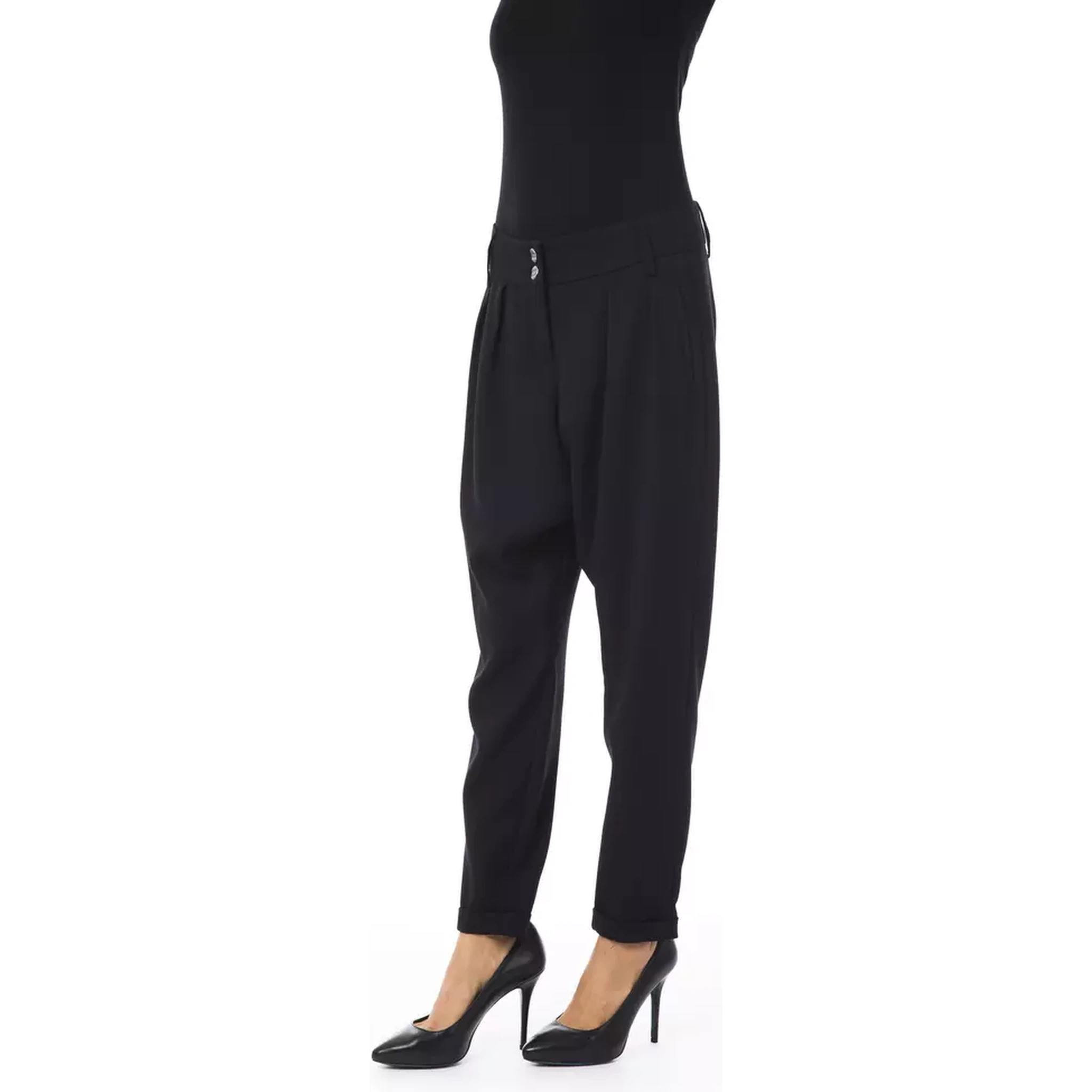 Black Polyester Pant