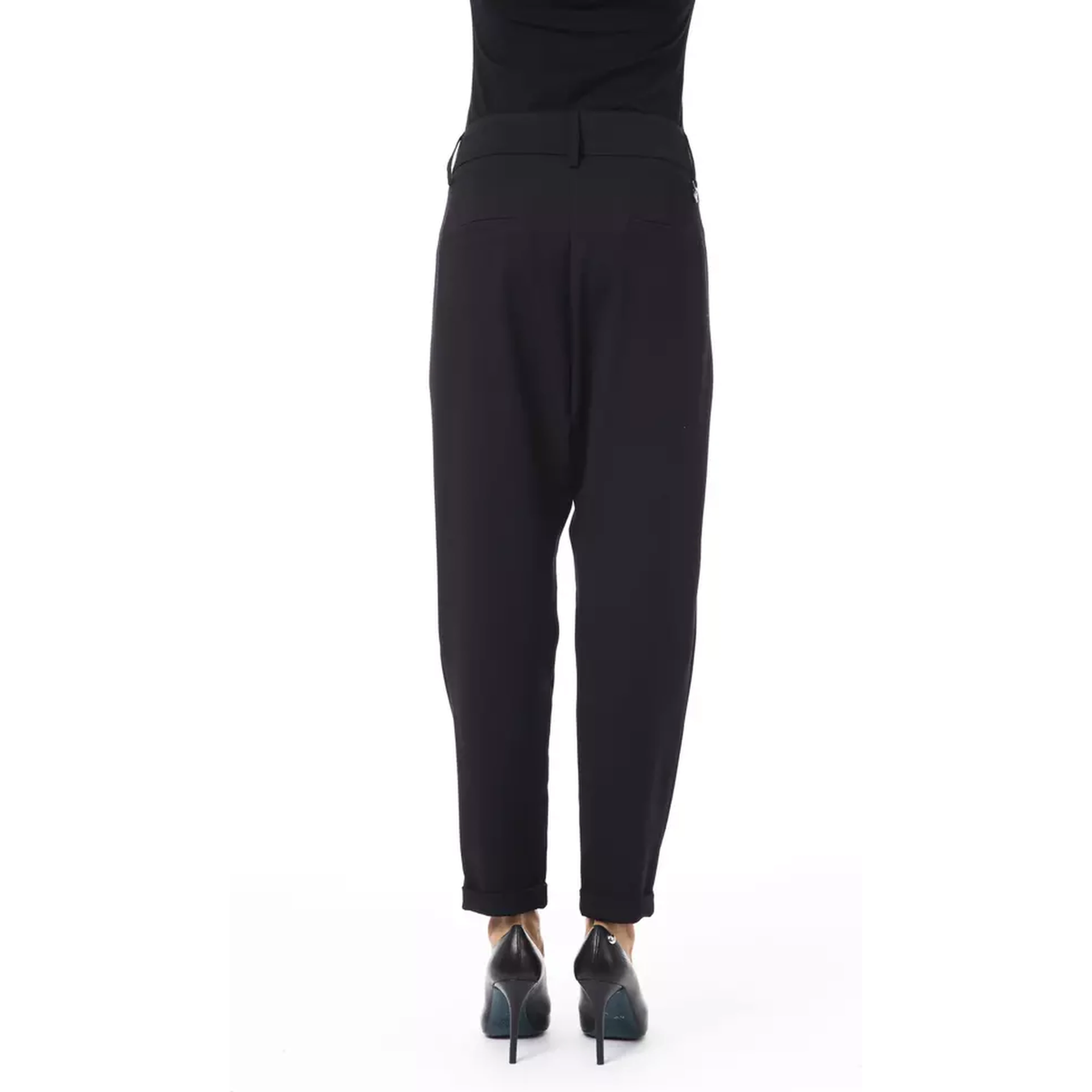 Black Polyester Pant