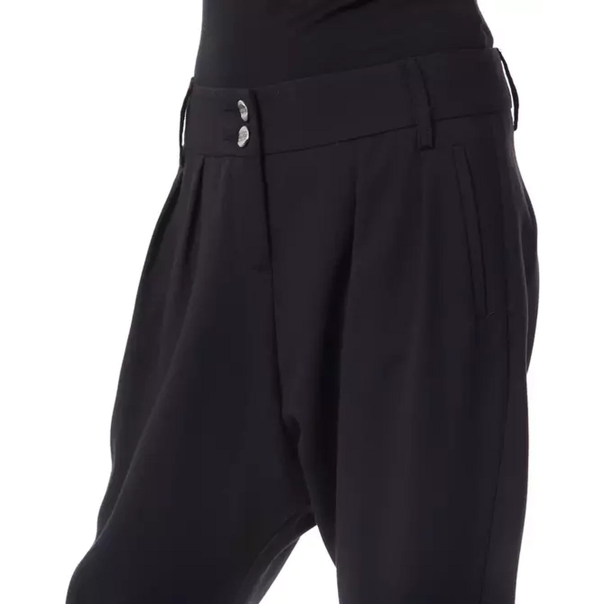 Black Polyester Pant