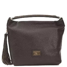 Brown Leather Shoulder Bag