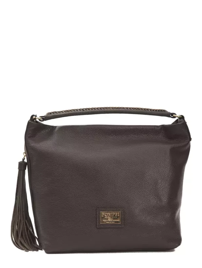 Brown Leather Shoulder Bag