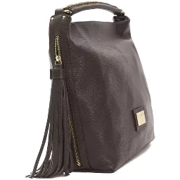 Brown Leather Shoulder Bag