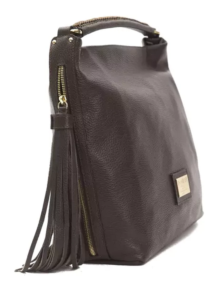 Brown Leather Shoulder Bag
