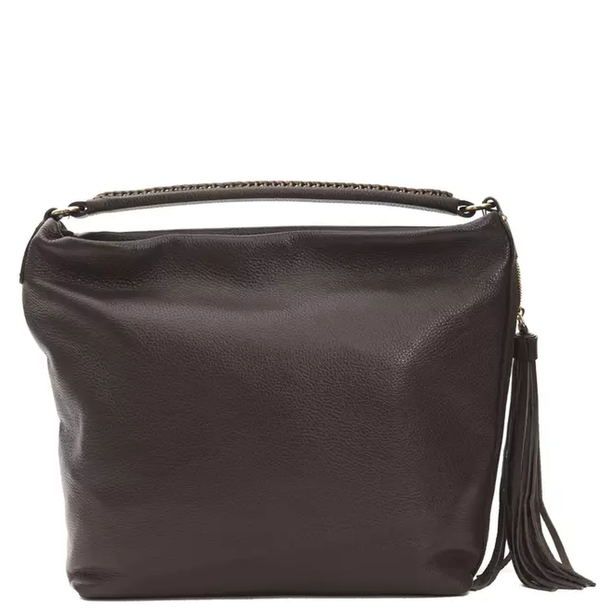 Brown Leather Shoulder Bag