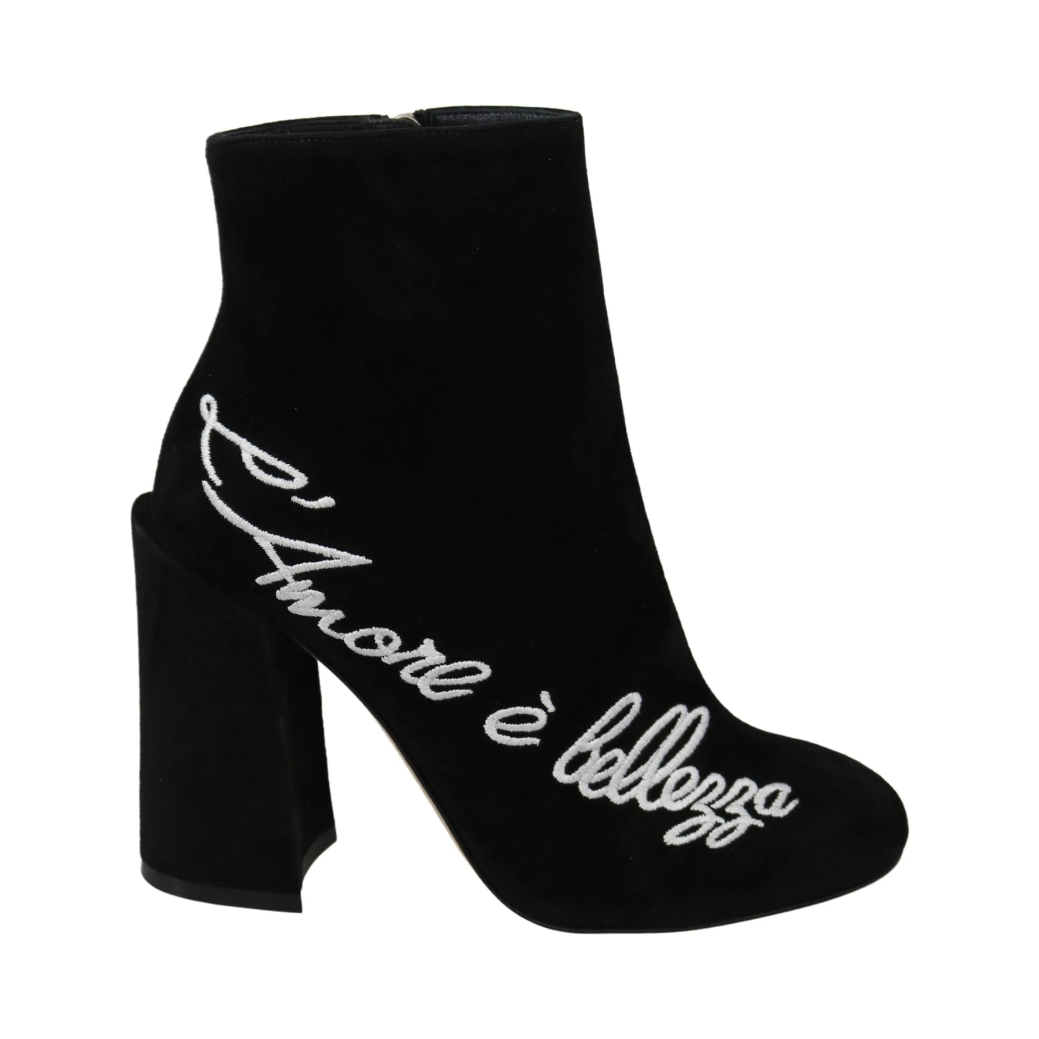 Black Suede L'Amore E'Bellezza Boots Shoes