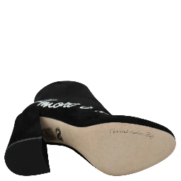 Black Suede L'Amore E'Bellezza Boots Shoes