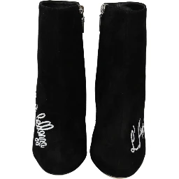 Black Suede L'Amore E'Bellezza Boots Shoes
