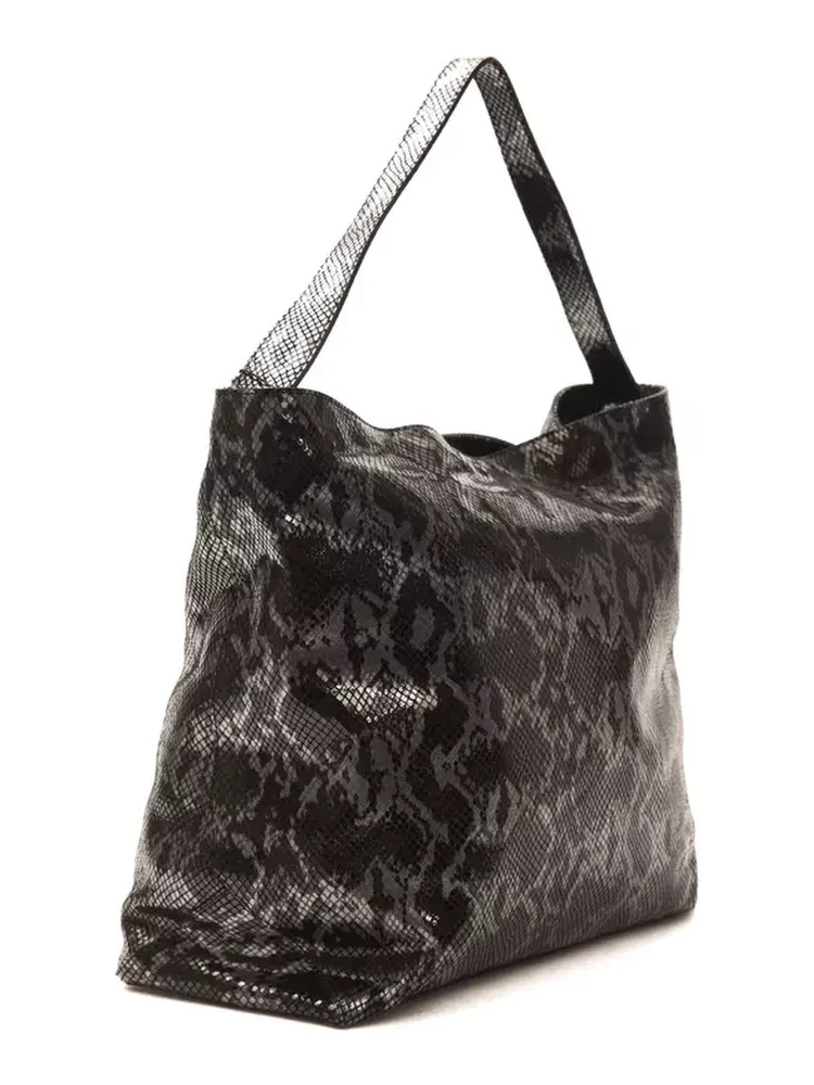 Gray Leather Shoulder Bag alternative