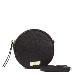 Black Leather Crossbody Bag