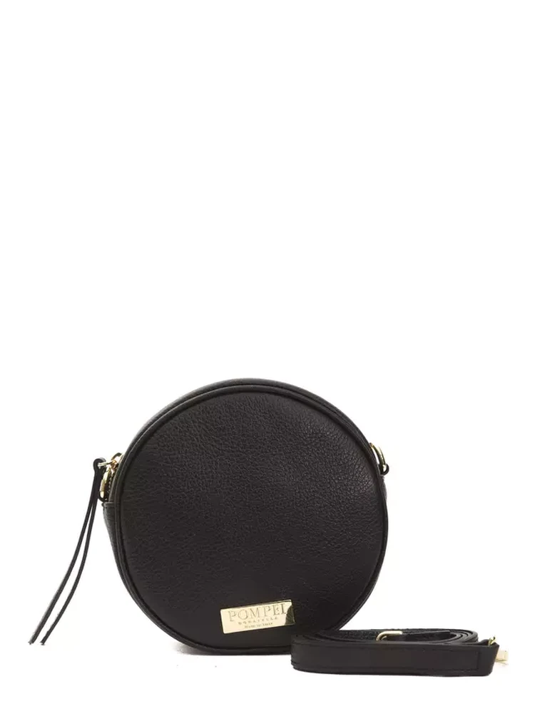 Black Leather Crossbody Bag