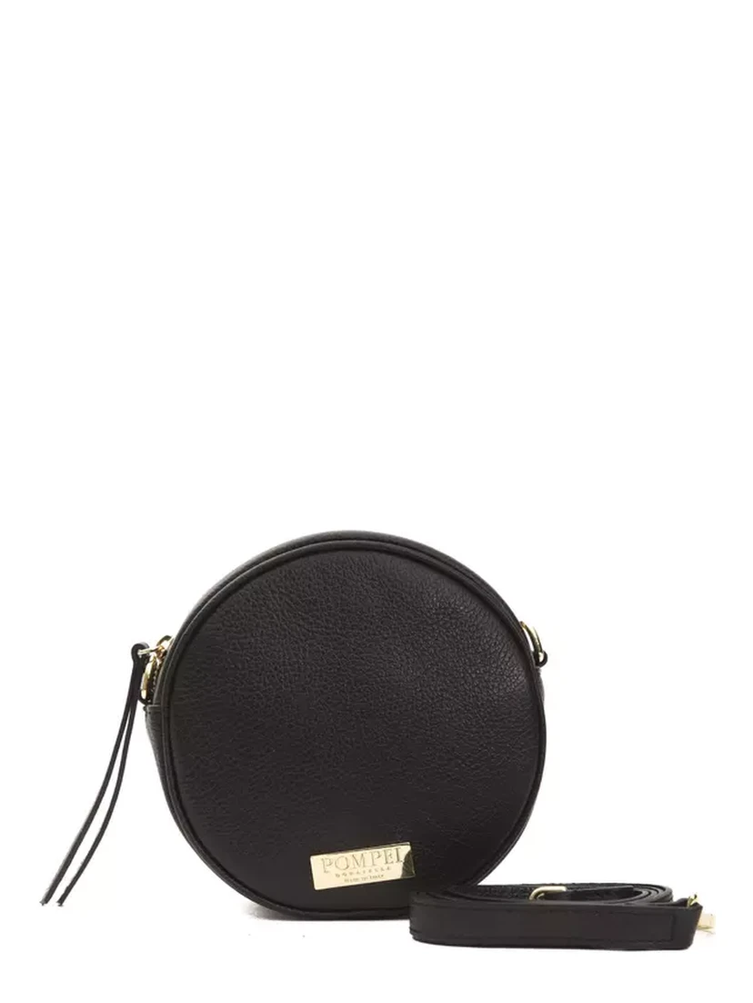 Black Leather Crossbody Bag