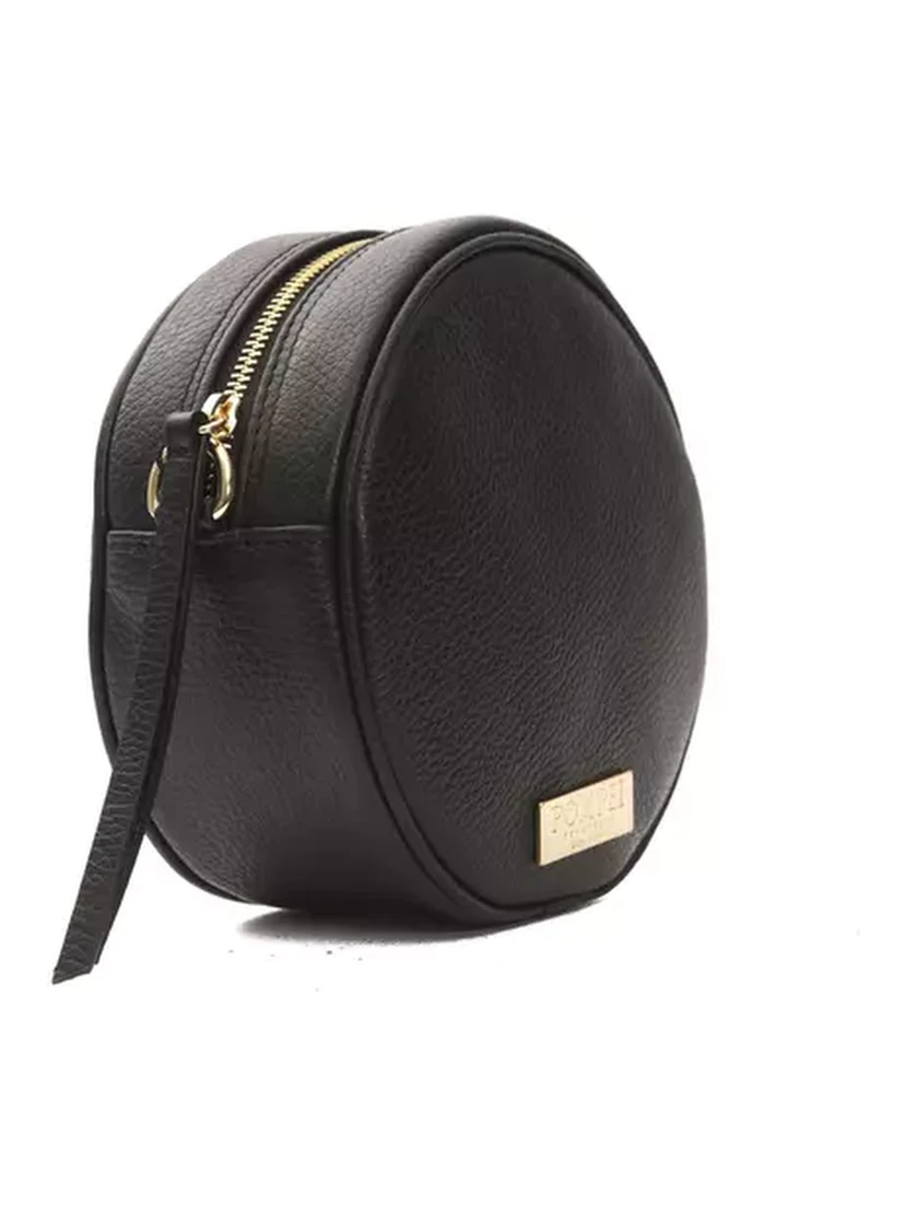 Black Leather Crossbody Bag