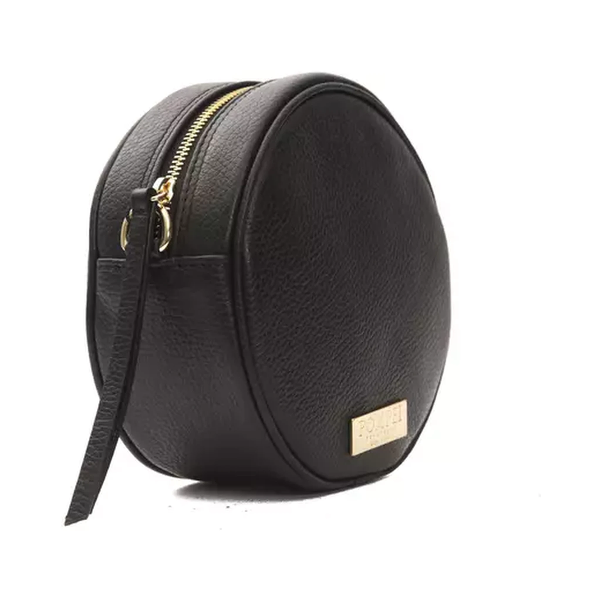 Black Leather Crossbody Bag