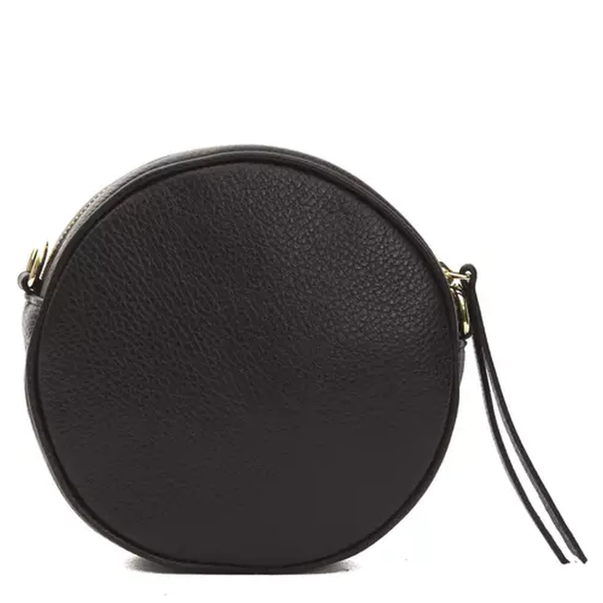 Black Leather Crossbody Bag