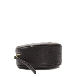 Black Leather Crossbody Bag