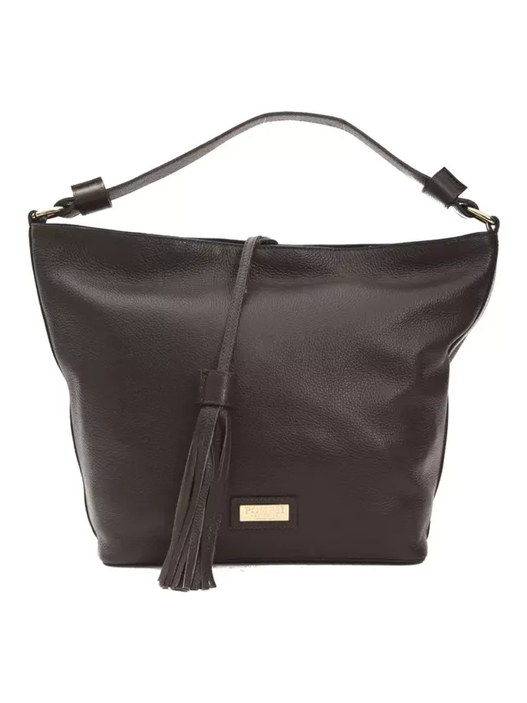 Brown Leather Shoulder Bag