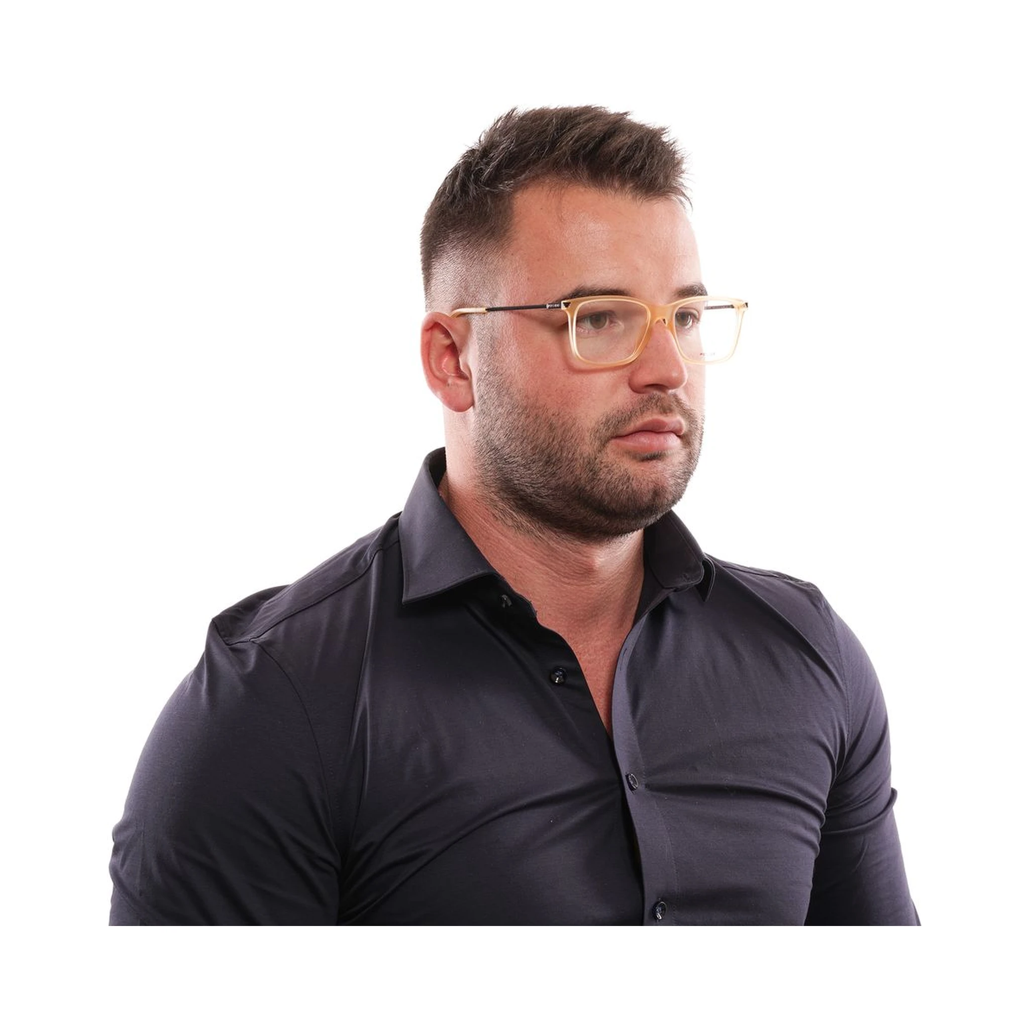 Yellow Metal & Plastic Glasses (Frames)