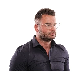 Gray Metal & Plastic Glasses (Frames)