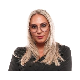 Purple Metal & Plastic Glasses (Frames)