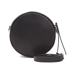 Black Leather Crossbody Bag