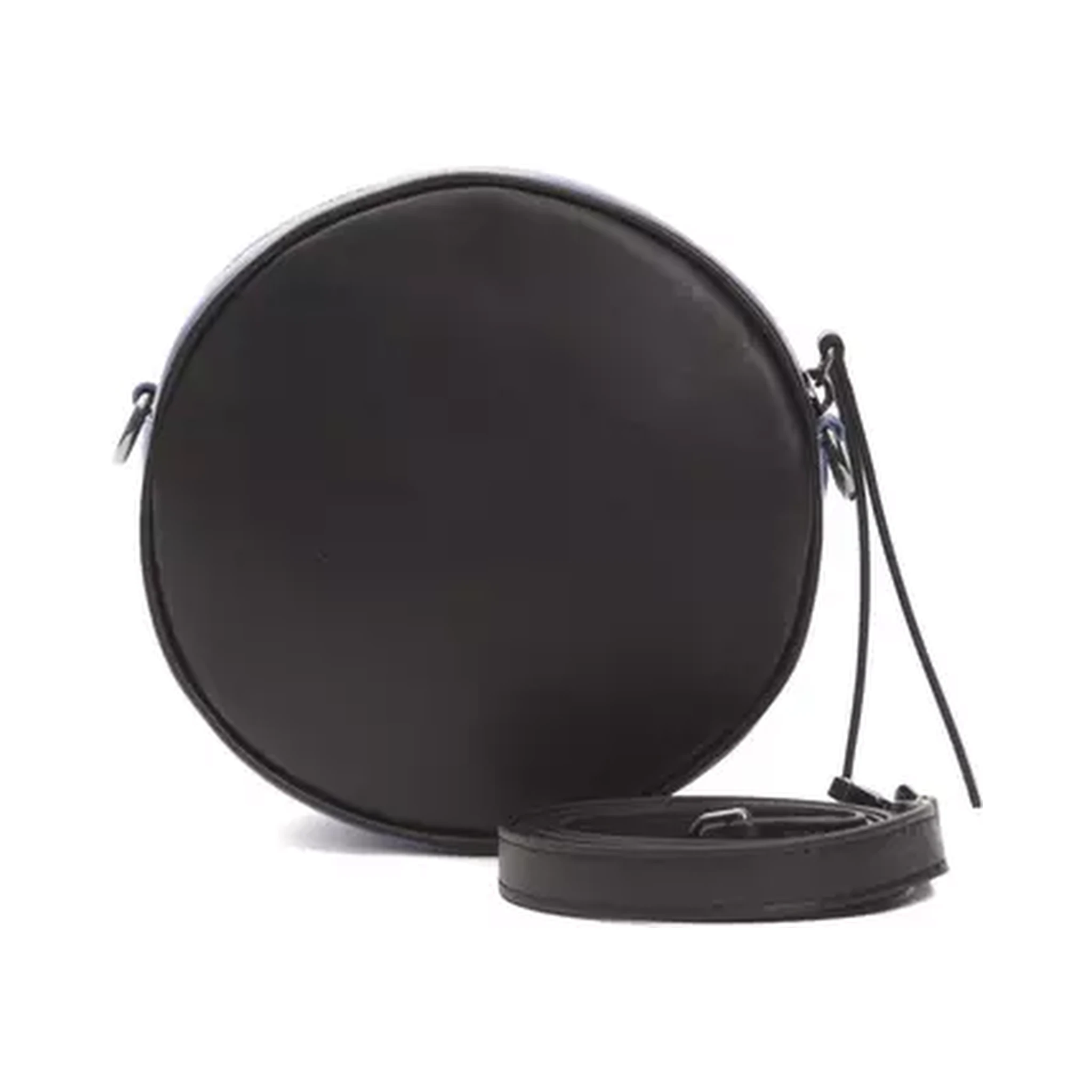 Black Leather Crossbody Bag