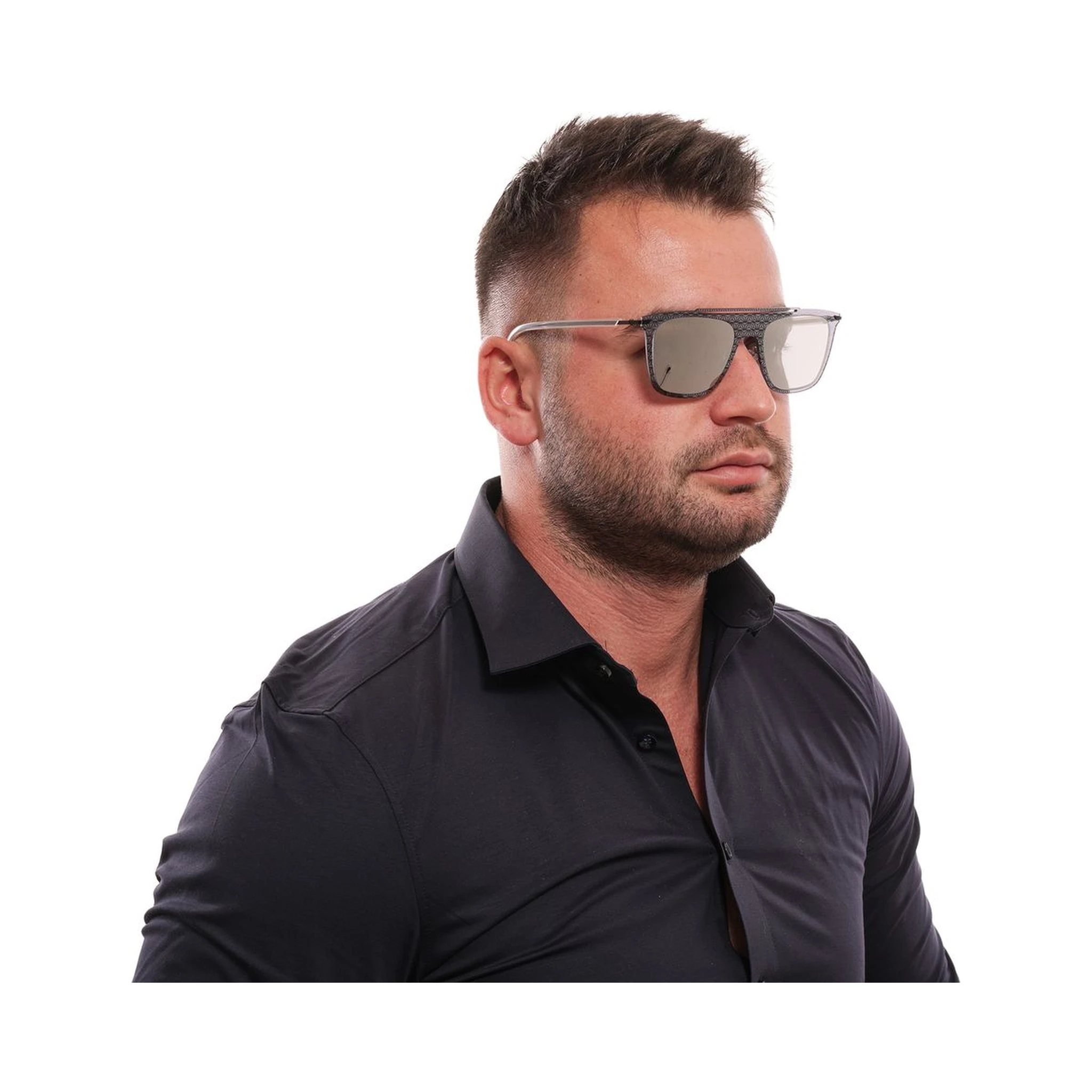 Gray Plastic Sunglasses