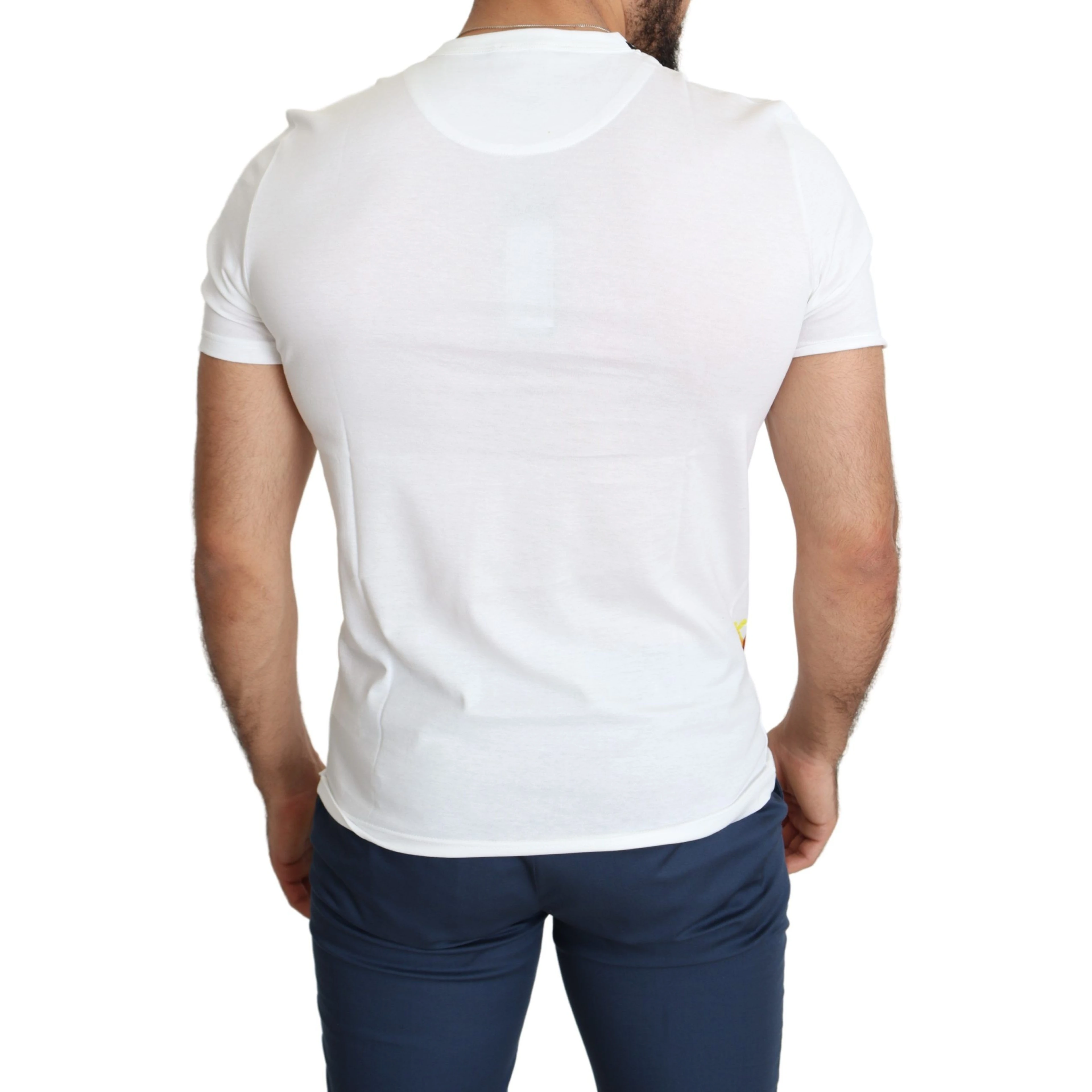 White Saint Valentine Print Cotton Men T-shirt