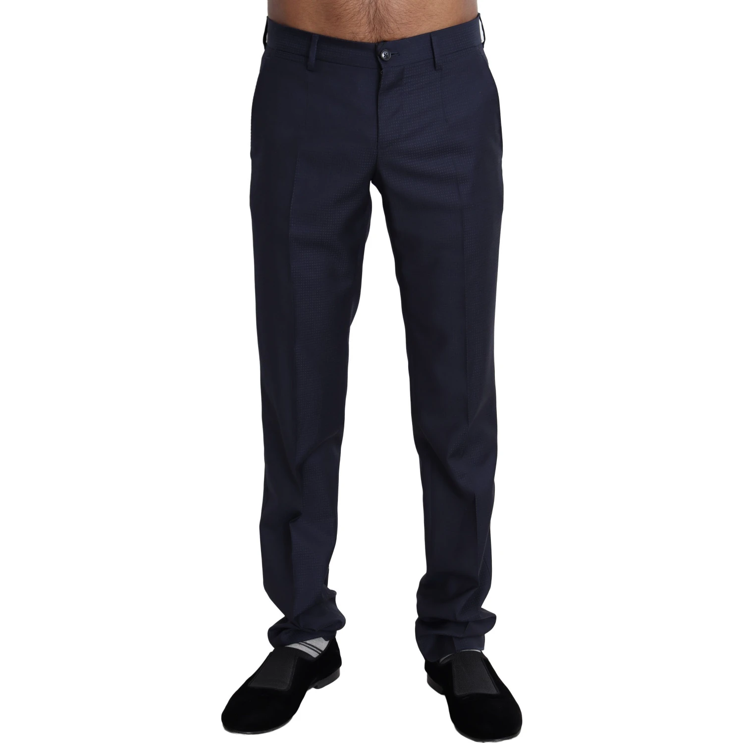 Navy Blue Dress Formal Men Trouser Pants